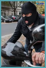 خفتگیری موتوری با ماسک و پلاک جعلی